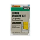 Frost King Outdoor 3 Ft. X 6 1. 25 Mil. Thick Storm Window Kit 2/PK New. Price: $21.99.
