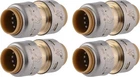 Sharkbite Max 1/2 Inch Coupling, Pack Of 4, Push To Connect Brass Plumbing Fitti New. Price: $53.82.