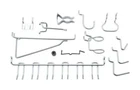 National Hardware N112-062 V2396 Peg Hook Assortment, Zinc Plated 47 Pcs New. Price: $14.99.