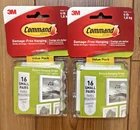 3M Command Picture Hanging Strips 32 Small Pairs 17205-16ES New. Price: $21.99.