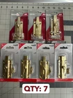 Nos 7-PACK Lot National Hardware N152-850 Door Slide Bolt 3" Steel Brass V860 New. Price: $41.44.