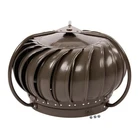 Master Flow 12 In. Galvanized Externally Braced Turbine Head Weathered Wood Open. Price: $62.99.
