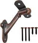 Stair Handrail Brackets Wooden Railing Support Antique Bronze, 3 Pack New. Price: $31.27.