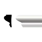 Ekena Millwork WM164X96SWPV - 1/8"H 3/4"P 96"L Base Moulding, Pvc New. Price: $8.45.