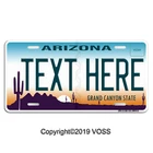 Arizona Personalized Custom Any Text Or Name Aluminum License Plate Tag Quality New. Price: $21.60.