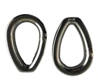 Us Stainless 2 Pieces Steel 316 1/4" (6MM) Wire Rope Thimble Casting New. Price: $15.99.