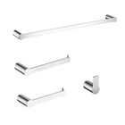 Nxxcli 4-PIECES Bathroom Accessories Set Towel Bar Modern Stainless Steel New. Price: $96.98.