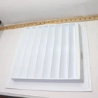 Building Products Wall Louver Plastic White 12" SL12X12 - Dirty Open. Price: $13.80.