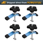 Powertec 71389-P2 T-track Mini Hold-down Clamp, 3-5/8" X 3/4" Width, Set Of New. Price: $32.99.