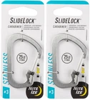 Nite Ize Slidelock Stainless Steel Carabiner #3 (2-PACK) New. Price: $14.61.