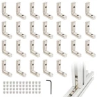 26 Pcs 4040 Inside Joint Corner Brackets Set Silver Angle Connector New. Price: $38.32.