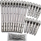 Stainless Steel Cable Railing Hardware Kit For Wood Post 1/8" S... New. Price: $199.75.