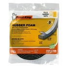 Frost King R338H Self-stick Rubber Foam 3/8"W, 3/16"T, Blacks New. Price: $5.99.
