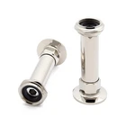 Signature Hardware 418109 4" Wall Mount Coupler Set Of 2 Polished Nickel Open. Price: $23.00.