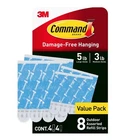 3M Command Assorted Foam Refill Strips Pk #17615AWB-8ESF New. Price: $7.59.