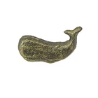 Zeckos Set Of 6 Rustic Bronze Cast Iron Whale Drawer Pull Nautical Home Decor New. Price: $22.23.
