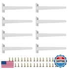 Smaxcn 8PCS 9 7/8 Inch (25CM) White Metal Furniture Legs, Straight Cabinet New. Price: $72.46.