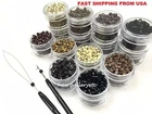 1,250 Silicone Micro Rings Beads Feather Fusion Tip Hair Extensions Tool Kit New. Price: $19.99.