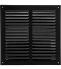 Ecopro Black Metal 10''X10'' Inch Square Ventilation Grille - Inside/outside Use New. Price: $24.98.