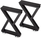 Taelakeni 16 Inch Metal Bench Coffee Table Legs, Set 2, Black New. Price: $53.95.