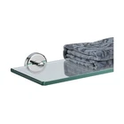 Jqk Bathroom Glass Shelf Chrome, Tempered Shower Storage 20 B... Fast Ship New. Price: $52.97.