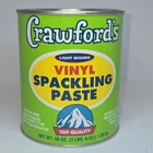 Crawfords 31904 Qt Vinyl Spackling Paste. You Are Bidding On Can. 10 Available New. Price: $19.95.