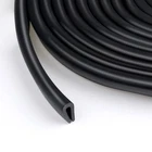 Rubber Channel Edge Trim, Door Seal Strip, Fits Up To 34.8 Feet, Black New. Price: $26.99.
