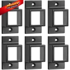 Zonon 6 Pcs 1" X Black Aluminum Fence Brackets Standard Wall Mount For... New. Price: $29.12.