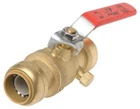 Sharkbite/cash Acme 24615-0000LFA Ball Valve With Drain, 1/2-IN. Quantity New. Price: $37.10.