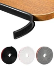 Jsiwoth U-shape Black Tpe Edge Banding 32.8FT Self-adhesive Flexible Trim, New. Price: $54.17.