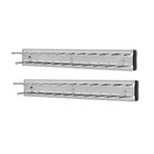 Rev-a-shelf TRC-12CR 12-INCH Side Mount Extending Tie Rack, Chrome (2 Pack) New. Price: $64.99.