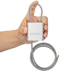 Bozzys 3FT Steel Cable W/ Keys, Weatherproof Aluminum Padlock For Bikes New. Price: $32.18.