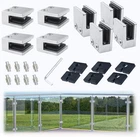 8PACK Heavy Duty Adjustable Glass Clamps For 5/16"-1/2" Thick Shelves New. Price: $96.99.