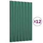 Panels Roofing Material Sheet Garage Sheds Powder-coated Steel Vidaxl New. Price: $65.99.