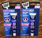 Lot Of 2 Dap Dry Dex Nail Hole Filler 1 Oz Tubes (goes On Pink/dries White) New. Price: $14.99.
