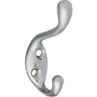 (10)-NATIONAL Hardware Heavy-duty Satin Nickel Wardrobe Coat & Hat Hook N331-009 New. Price: $71.89.