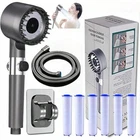 5-IN-1 Handheld Shower Head, Pressure Boost, 6 Chlorine/hard Water Filters New. Price: $21.99.