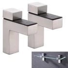 Awen Solid Metal Adjustable Wood/glass Shelf Bracket Wall Mount, 2 Pcs (brush... New. Price: $23.31.