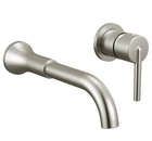 Delta Trinsic Wall Mount Bathroom Faucet 1L Trim T3559LF Sswl - Stainless Open. Price: $191.05.