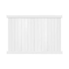 Weatherables Outdoor Privacy Fence Panel Kit 6' X 8' Vinyl Pembroke White New. Price: $178.53.