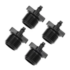 Uxcell Barb Drip Pipe Connector 1/2 Bspf Male Thread Hose 4/7MM, Black New. Price: $13.56.