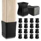 16 Pcs Square Silicone Felt Chair Leg Protectors For Hardwood Floors New. Price: $43.41.