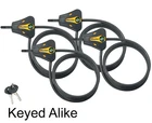 Master (4) Trail Camera Python Adjustable Cable Locks #8419KA-4 New. Price: $86.80.