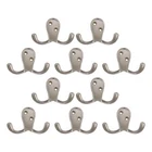 Design House 10-PACK Stainless Steel Double Hook Satin Nickel New. Price: $38.94.