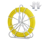 Vevor Fish Tape Puller Fiberglass 600 Ft 5/16 Wire Cable Running Duct Rodder New. Price: $148.90.