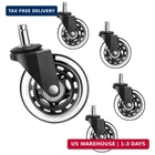 Premium Gamma Office Chair Wheels Black, Pack 5, 7/16 X 7/8 Inch - Heavy Duty New. Price: $26.99.