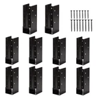 Gawicpy Concealed Joist Hangers, (10-30PCS), 2"X6", 4"X6", 4"X8" With Screws,... New. Price: $51.27.