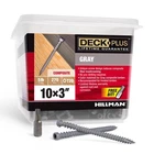 5-BOX Hillman Deck Plus No. 10 3IN Gray Flat Head Composite Screws New. Price: $65.45.