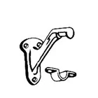 Schlage SPS059B605/059B3 Handrail Bracket, Brass, New. Price: $15.96.