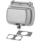 Leviton Decora 1-GANG Heavy Duty Raintight Device Mount Cover W/ Lid, Gray New. Price: $11.43.